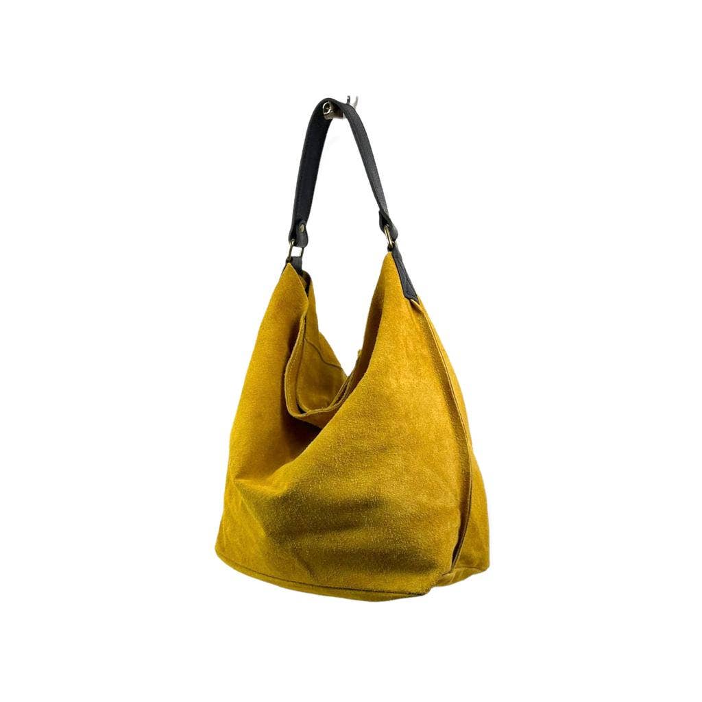 Leslie Hobo Suede Bag