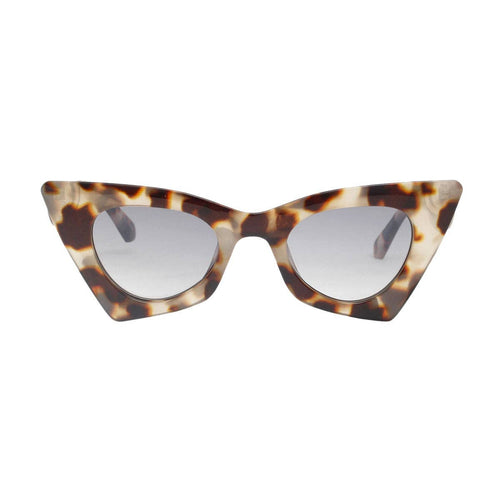 Animal Lover Leopard Retro Cat Eye Gold Bar Eyewear