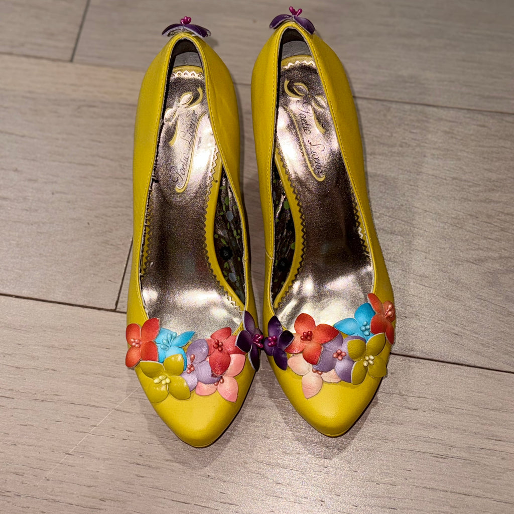 Carrie Poetic Floral Heels