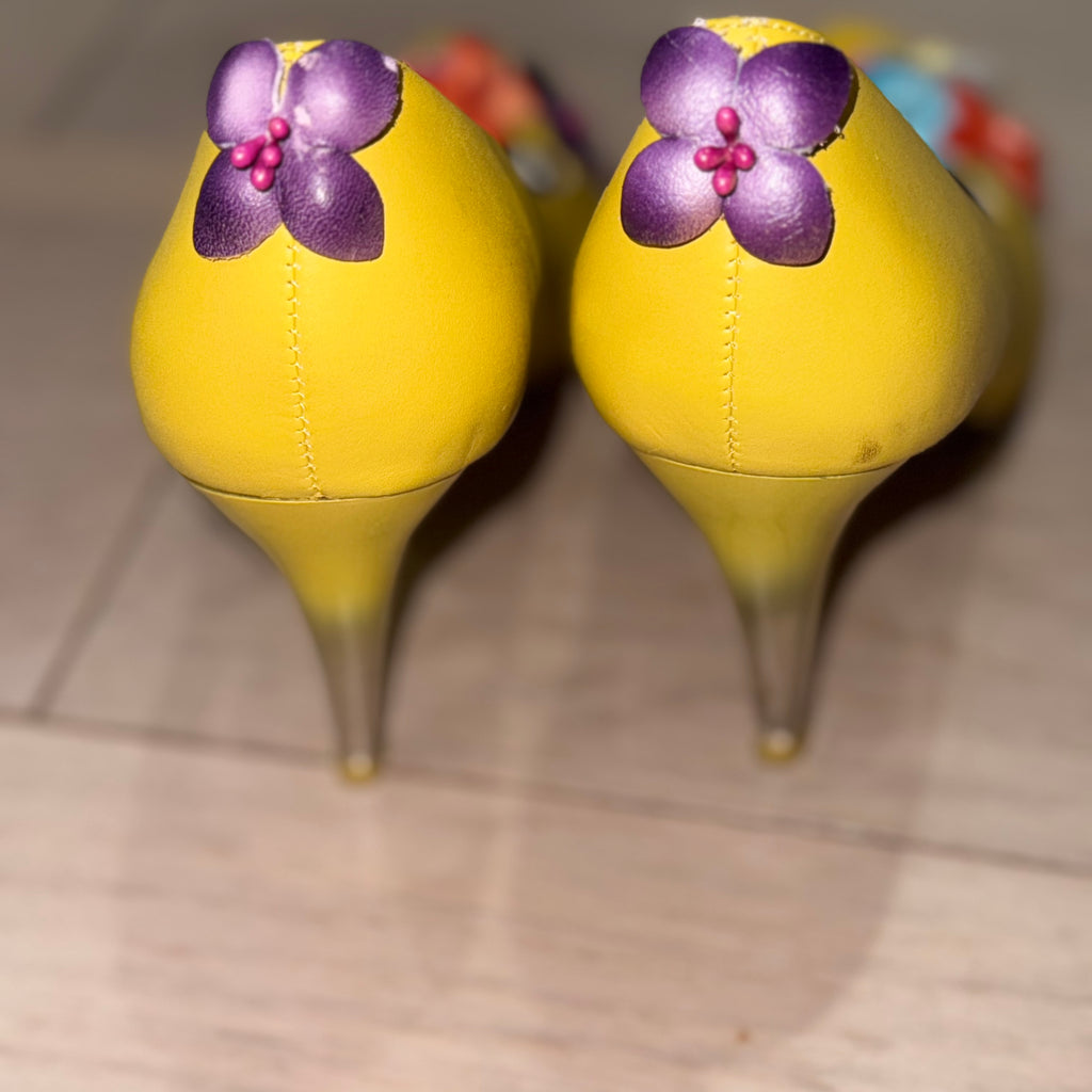 Carrie Poetic Floral Heels