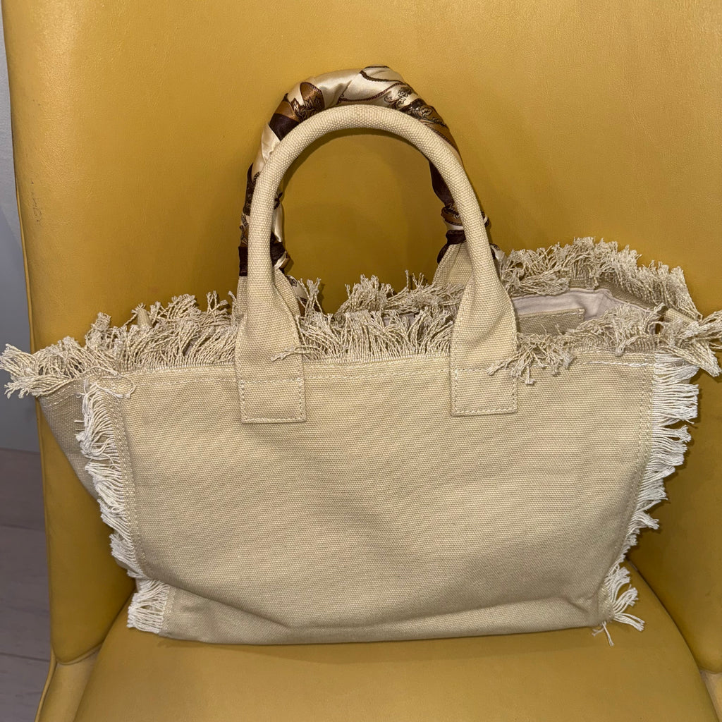 Upcycled LV Tote w/scarf