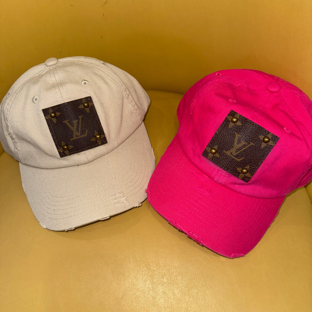 Upcycled LV Hat