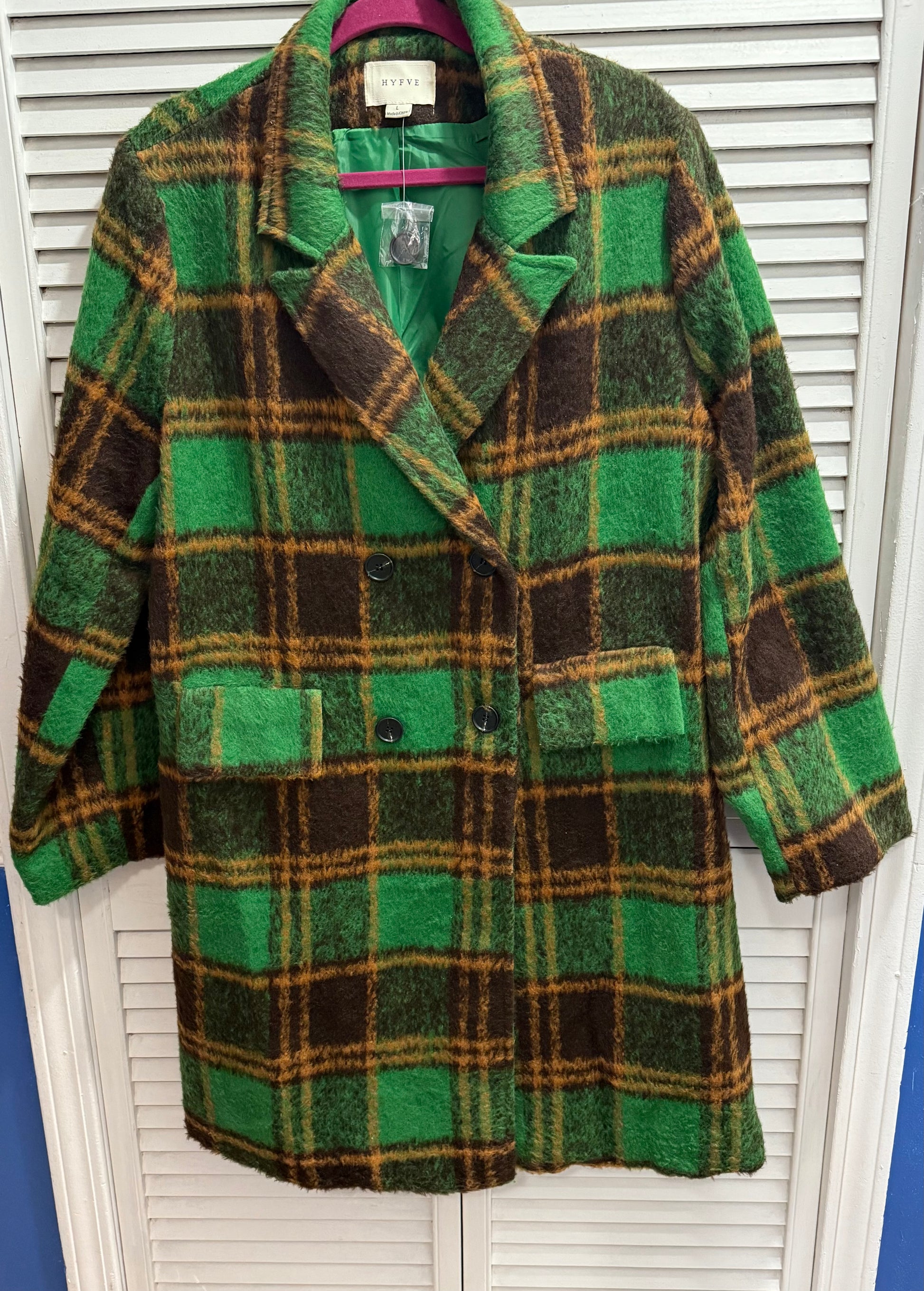 Tessa Plaid Coat