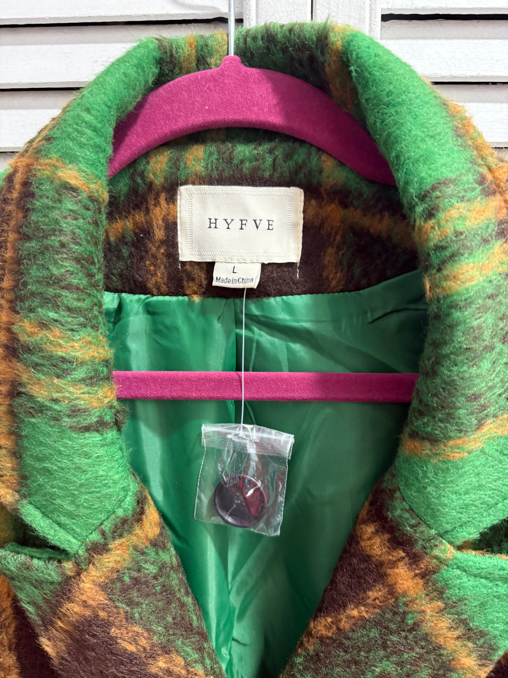 Tessa Plaid Coat