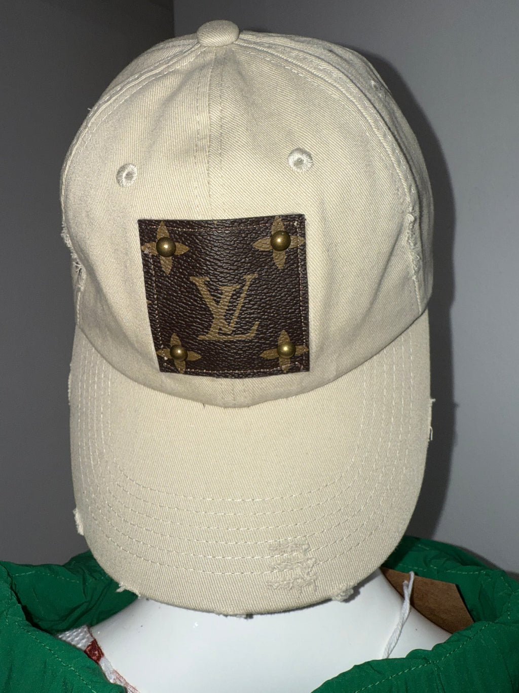 Upcycled LV Hat