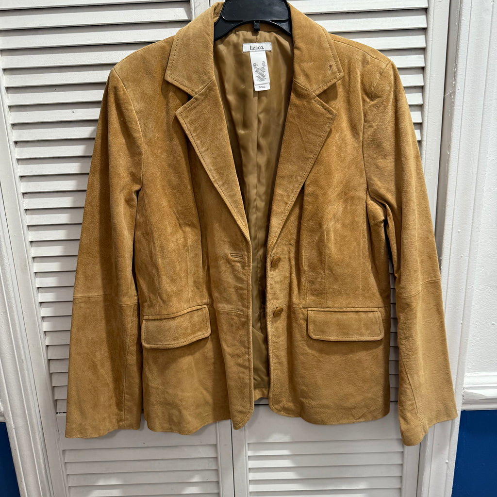 Tammy Suede Tan Liz Co Blazer