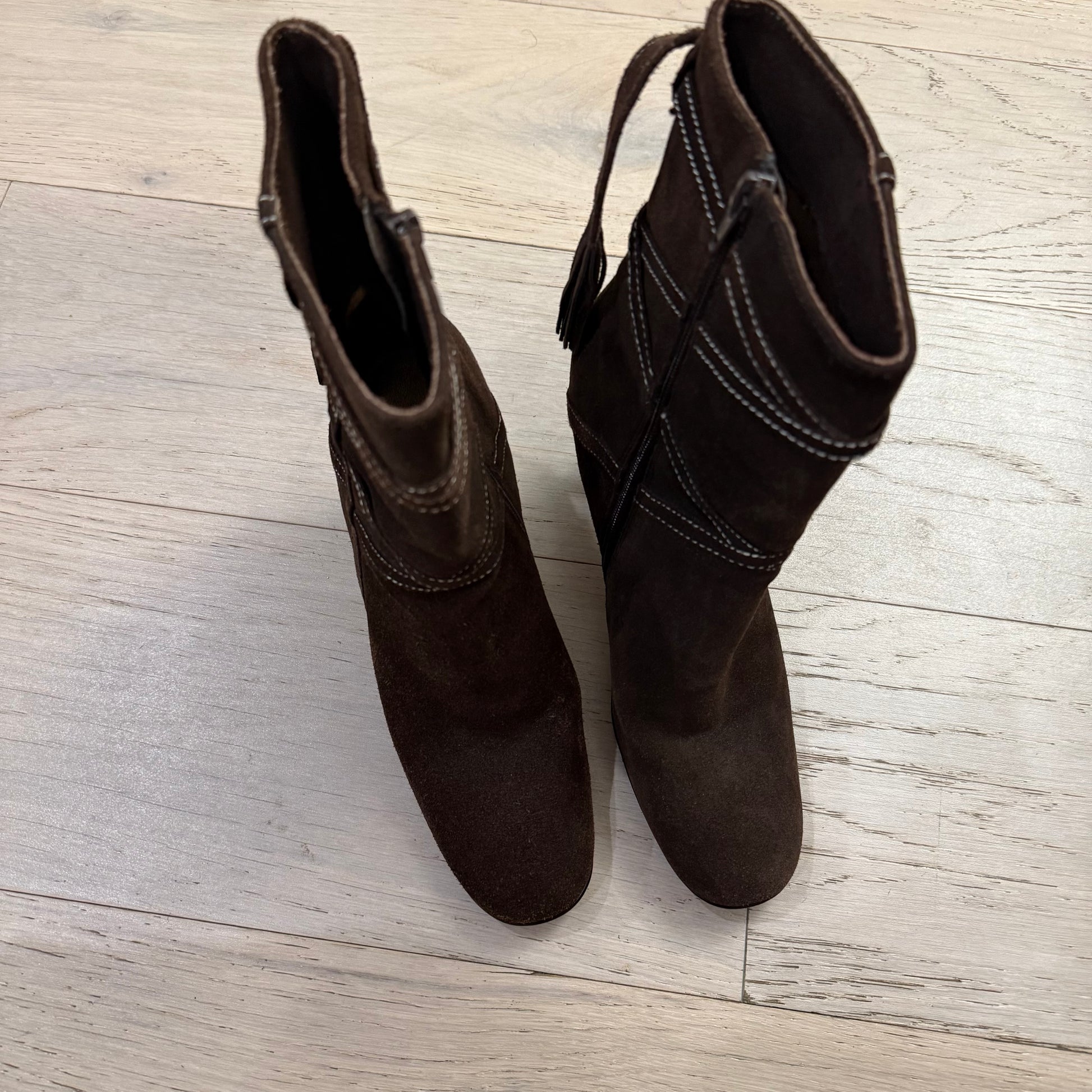 May Suede Ankle Boots with tassle