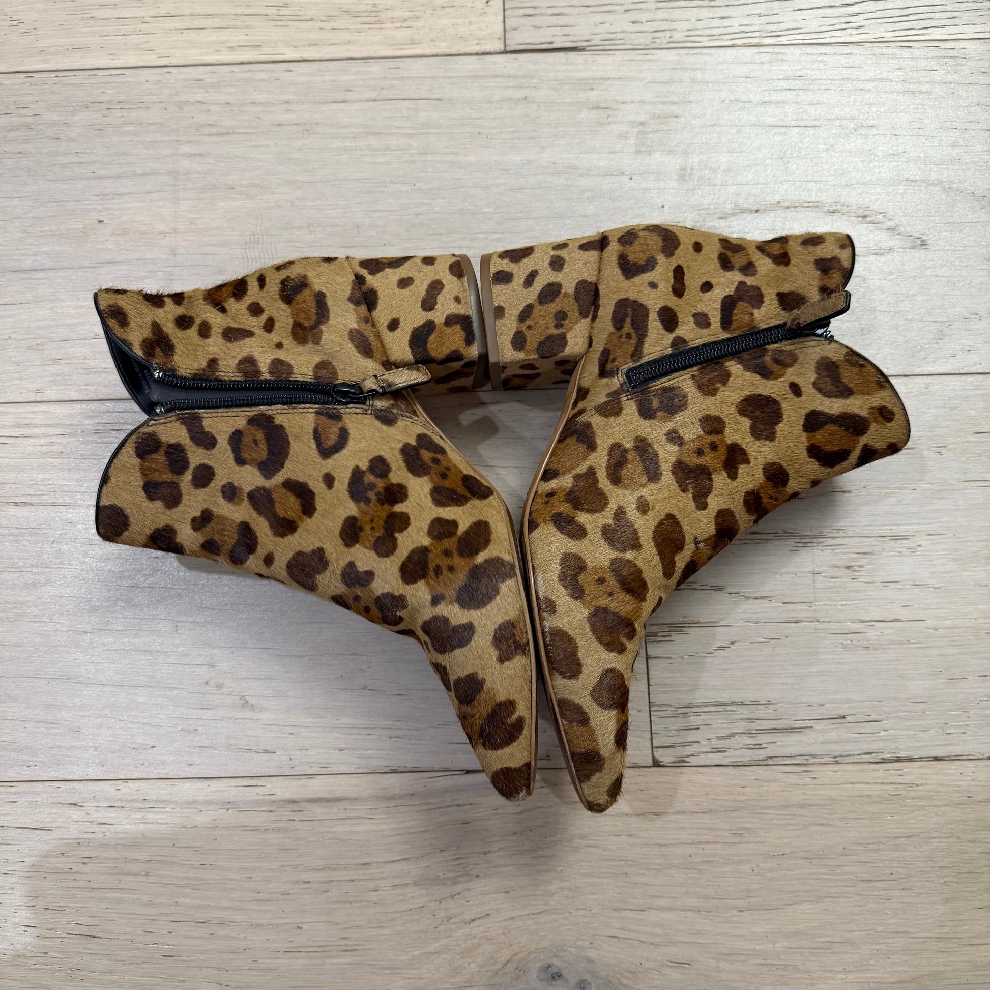 Willa Animal Hair  Cheetah Ankle Boots