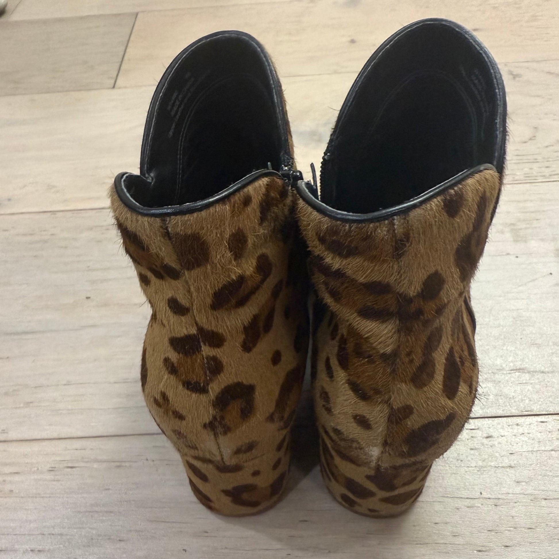 Willa Animal Hair  Cheetah Ankle Boots