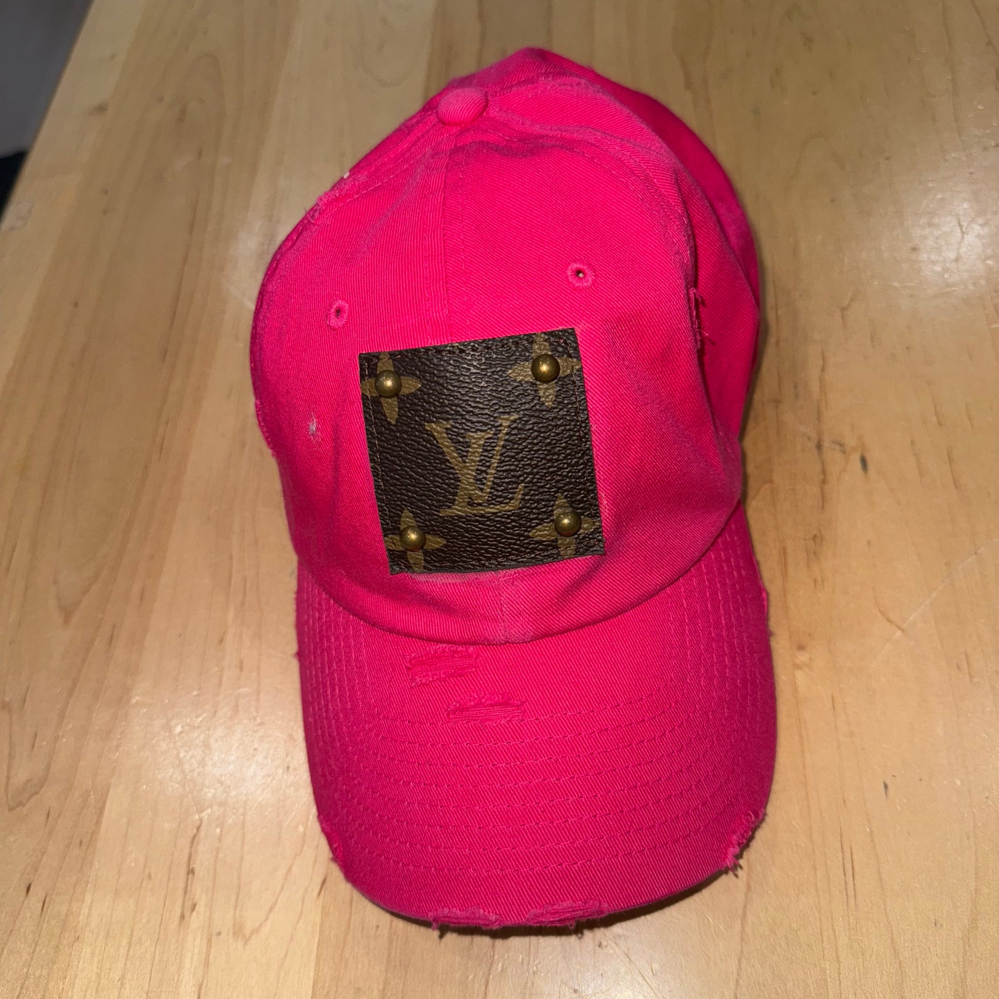 Upcycled LV Hat