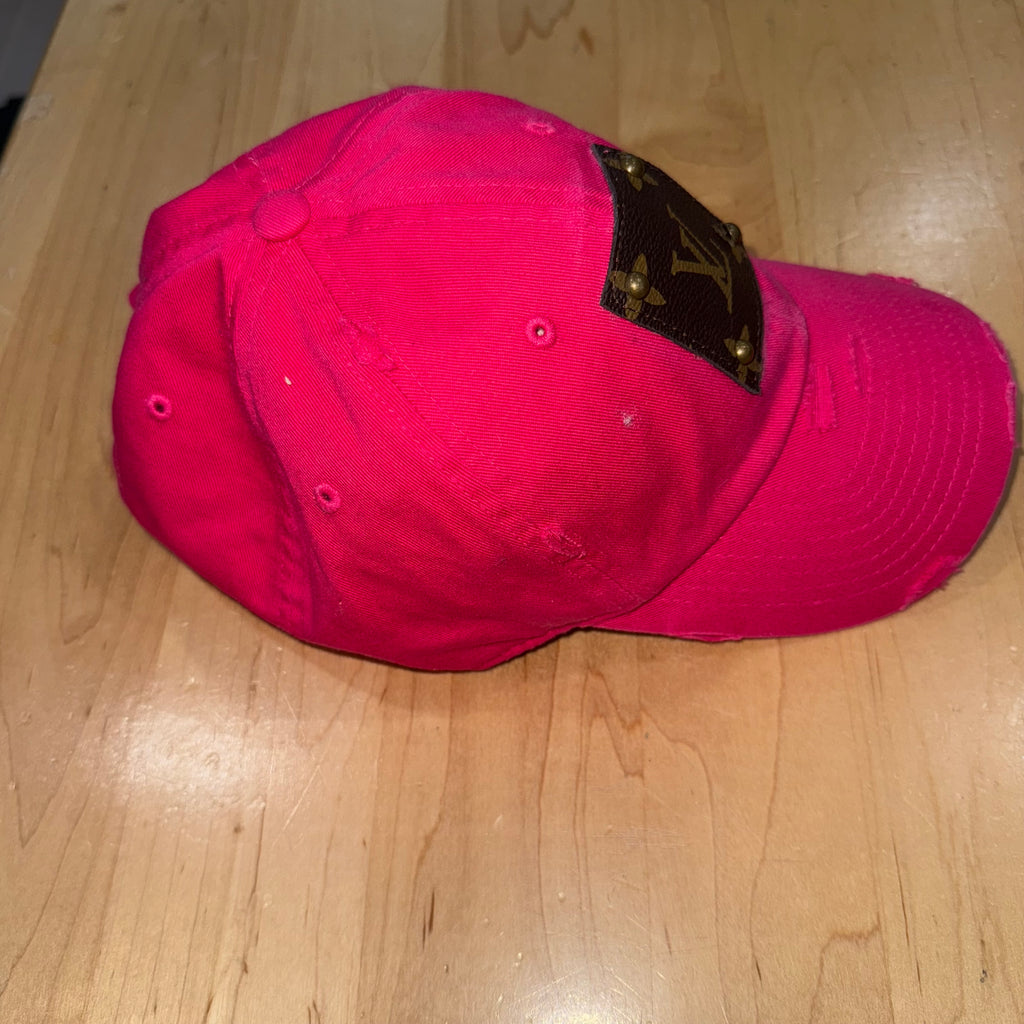 Upcycled LV Hat